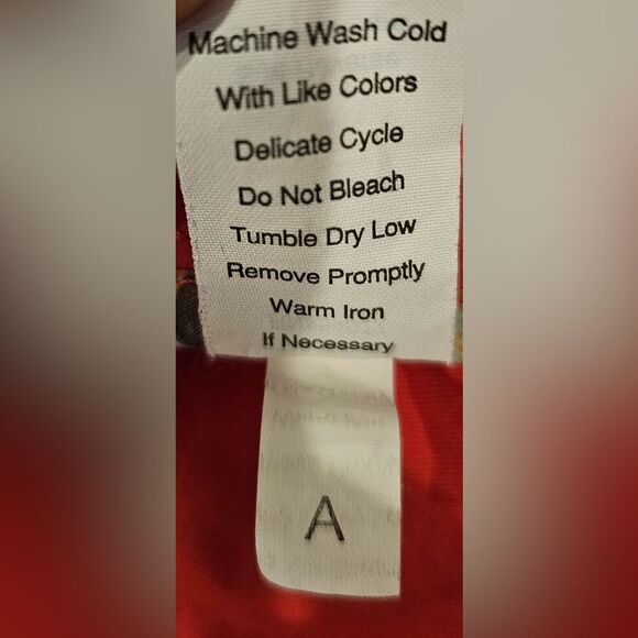 CAbi Blazer Coral Button down three quarter sleeves Size 6 - Picture 6 of 7